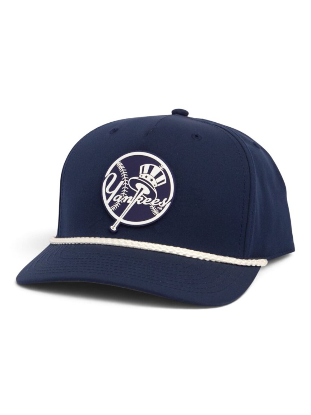 New York Yankees Navy 3D Five Panel Classic Rope Hat- Navy/ White